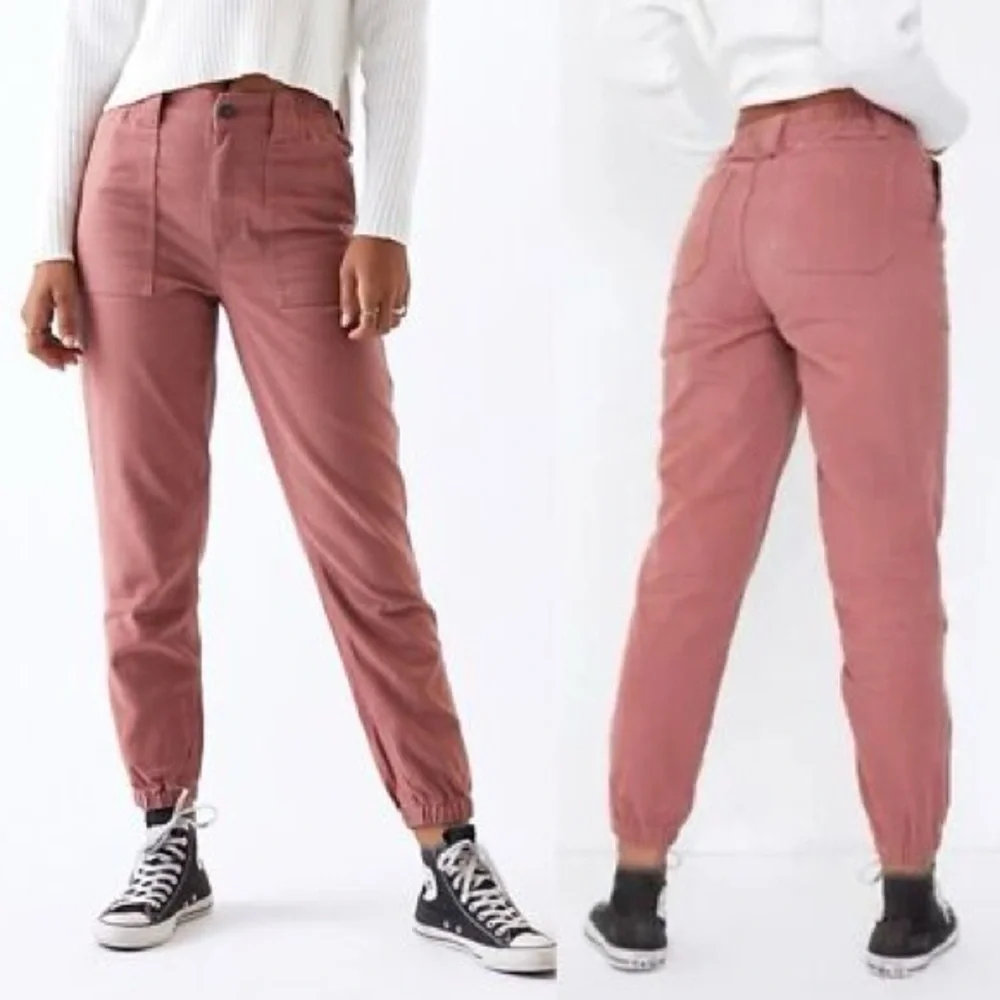 PacSun Women’s Sienna Dust Cargo Elastic Hem and Waistband Denim Pants Size XS